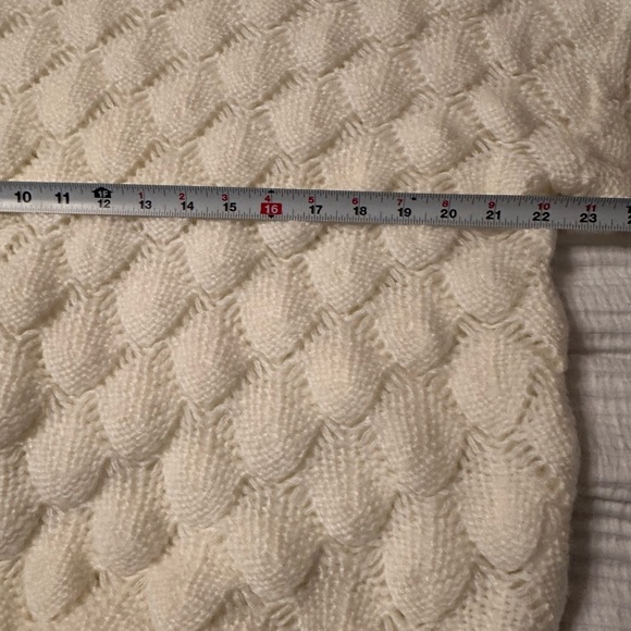 FRNCH Bubble Stitch Open Knit Turtleneck Sweater - Size M/L - Picture 9 of 9